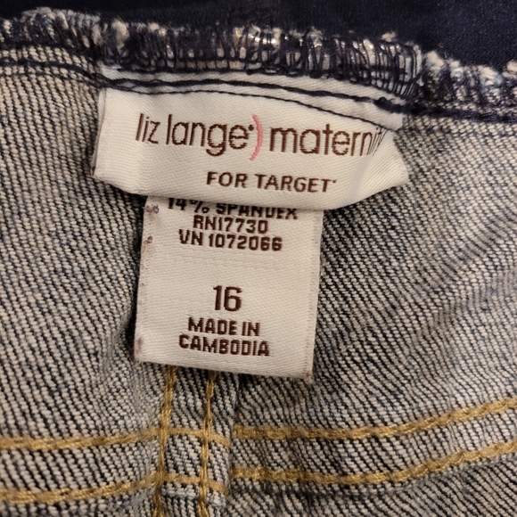 Set of 2 Pairs of Liz Lange Maternity Jeans - Picture 4 of 5